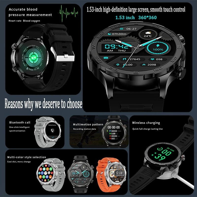 Wellness Smartwatch – Fortschrittliches Gesundheits-Tracking