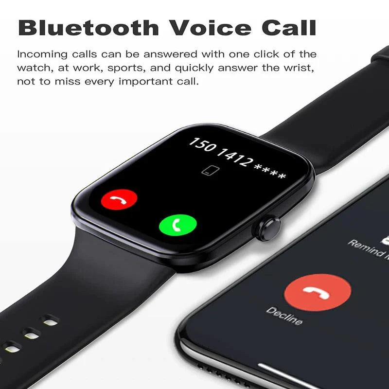 Schritte Tracker Uhr – Aktivität und Gesundheit präzise überwachen | Schritte, Workouts und Schlafqualität verfolgen