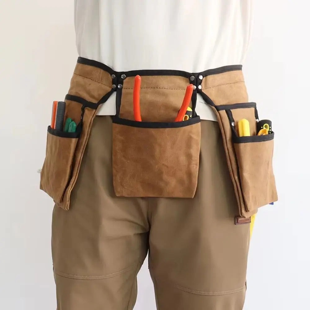 Schwerlast-Werkzeuggürtel mit 11 Taschen