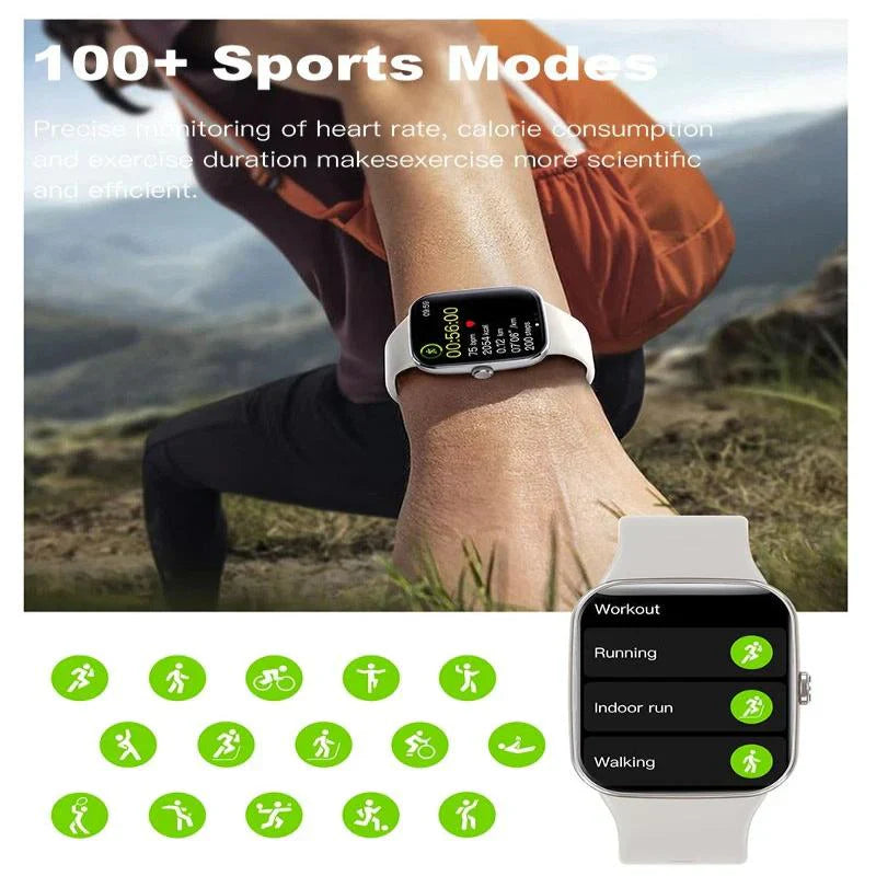 Schritte Tracker Uhr – Aktivität und Gesundheit präzise überwachen | Schritte, Workouts und Schlafqualität verfolgen