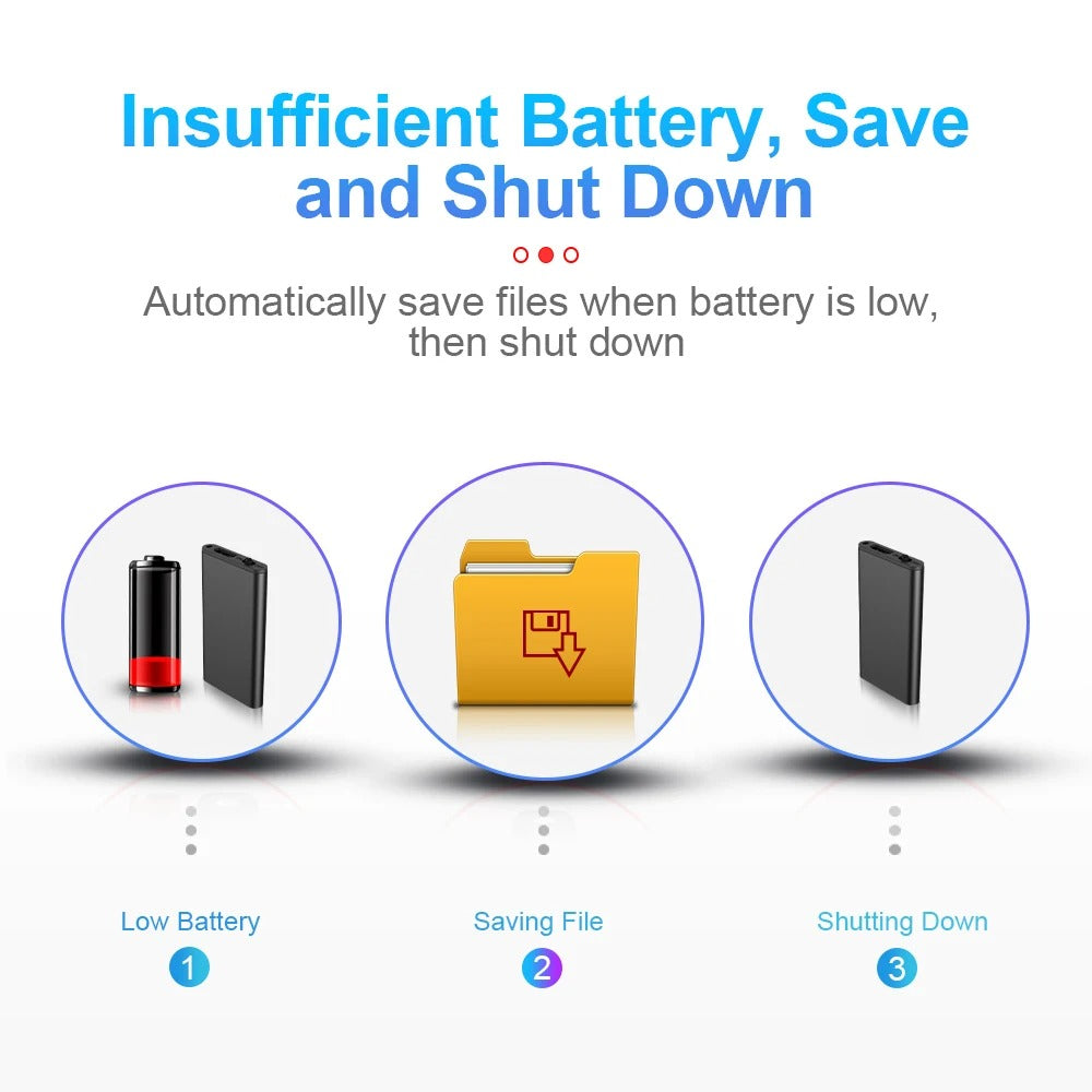 Mini verstecktes Diktiergerät – Spionageausrüstung kleines Audioaufzeichnungsgerät