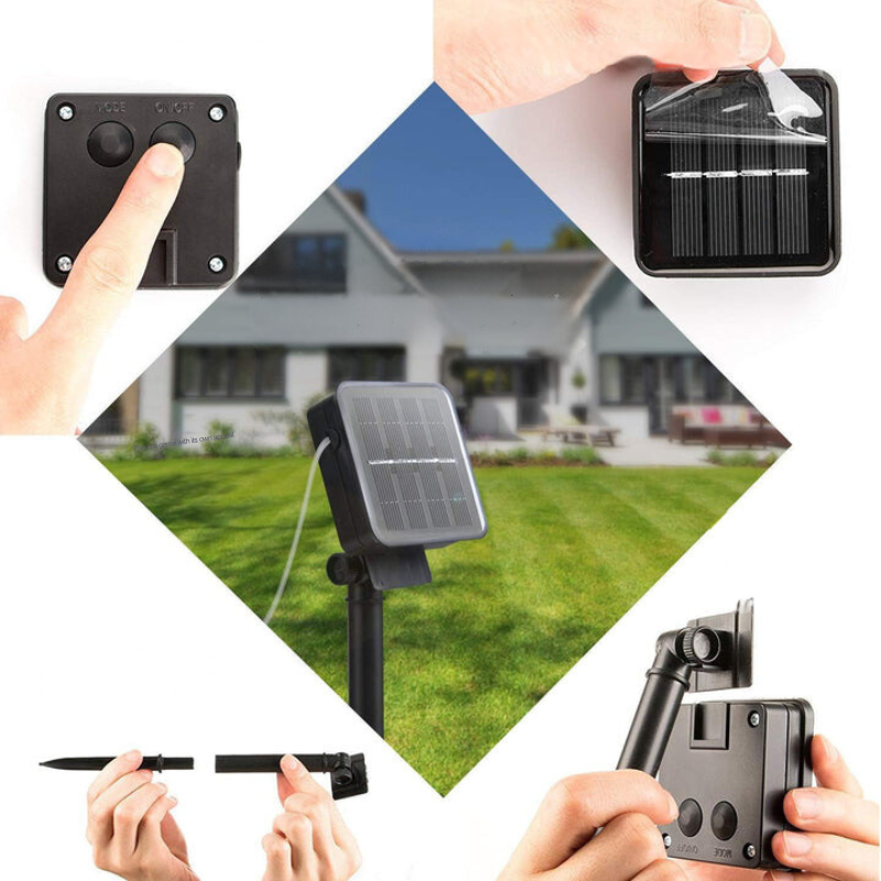 Marokkanische Solar-Lichterketten | Wasserdicht & Stilvoll