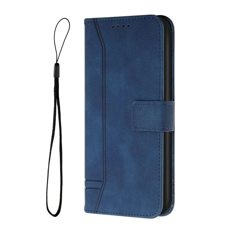 Matte Leather Google Pixel Magnetische Flip Cover Geldbörse Hülle