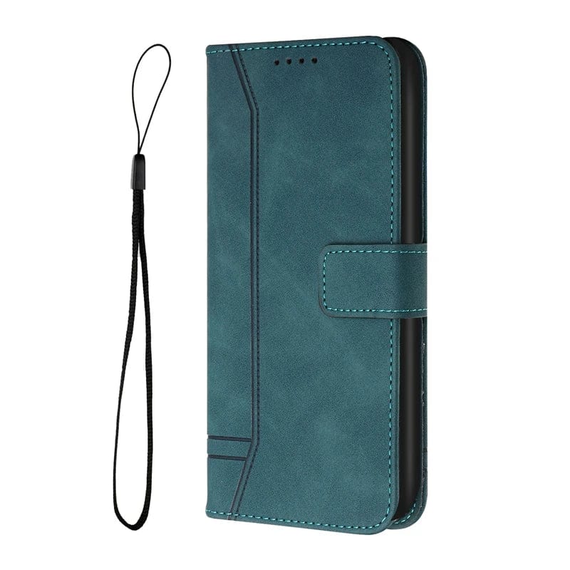 Matte Leather Google Pixel Magnetische Flip Cover Geldbörse Hülle
