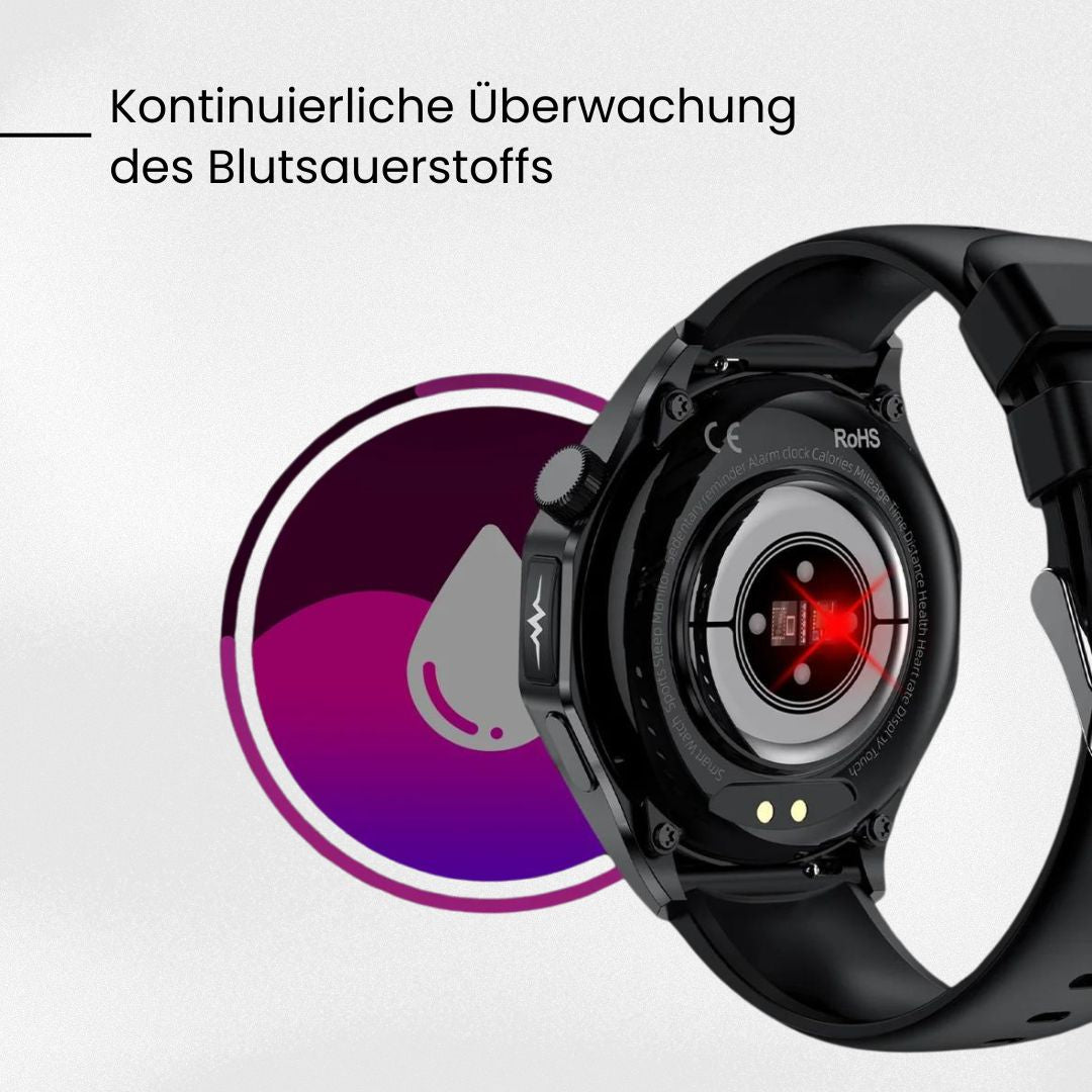 Militär-Smartwatch mit Herzfrequenzmesser