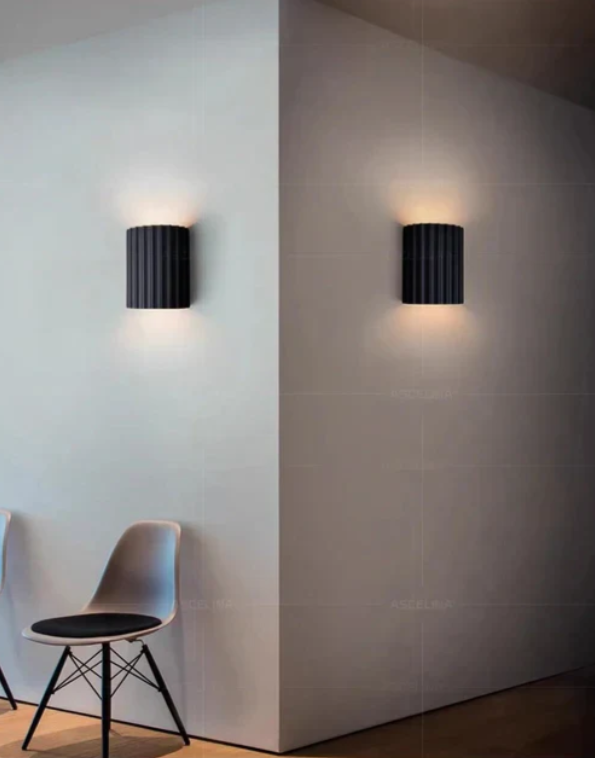 Moderne Harz-Wandlampe - Stilvolles Design | Warmes Licht