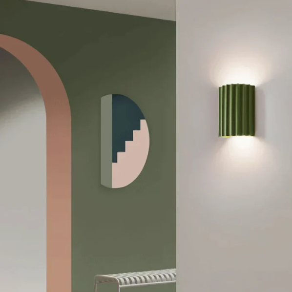 Moderne Harz-Wandlampe - Stilvolles Design | Warmes Licht