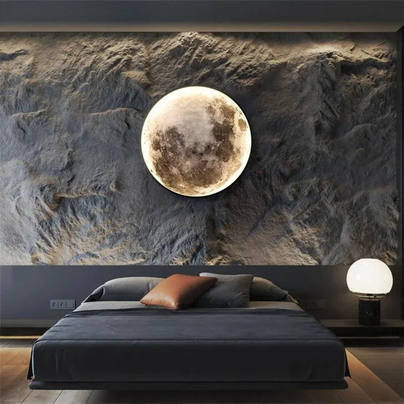 LED Mond Wandleuchte | Modernes Design