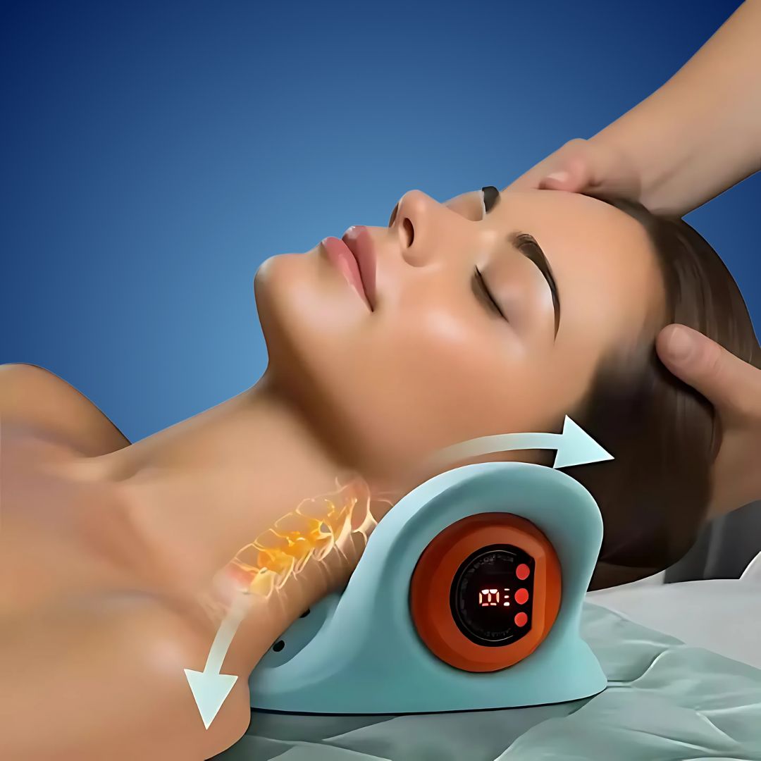 EMS Nackenmassagegerät – Schmerzlinderung – Wohltuende Wärme