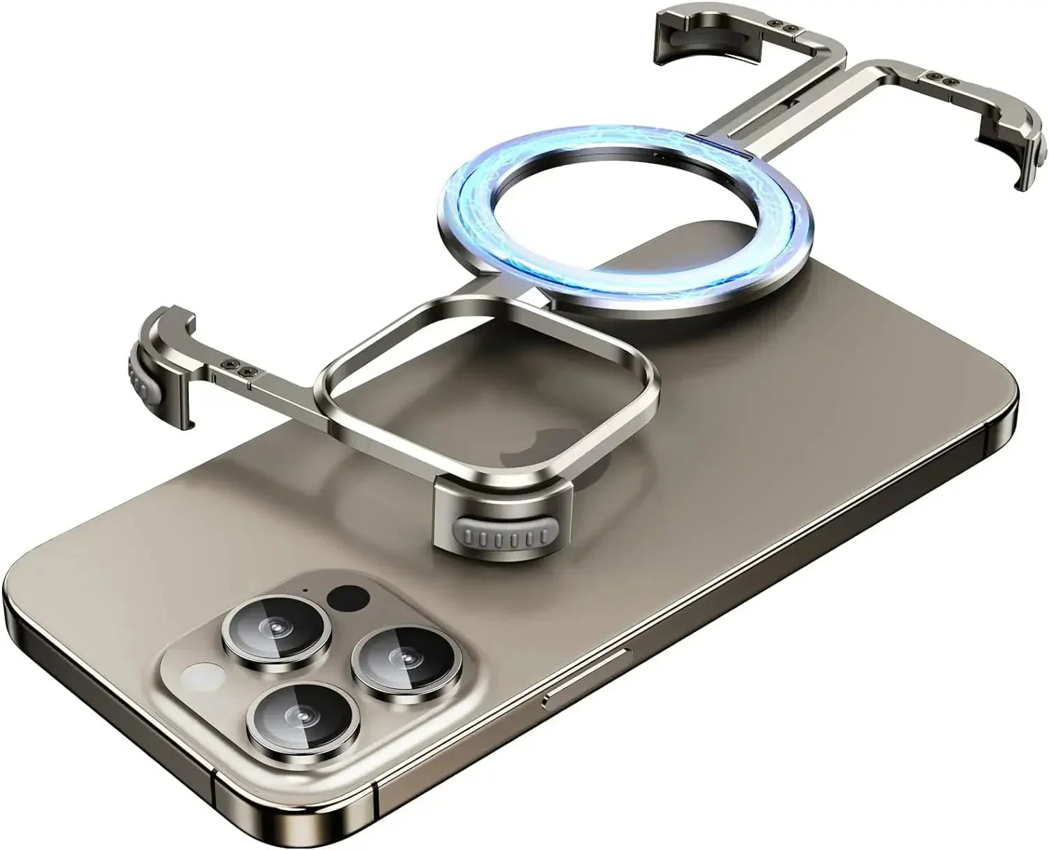 Rahmenlose Hülle aus natürlichem Titan für das iPhone
