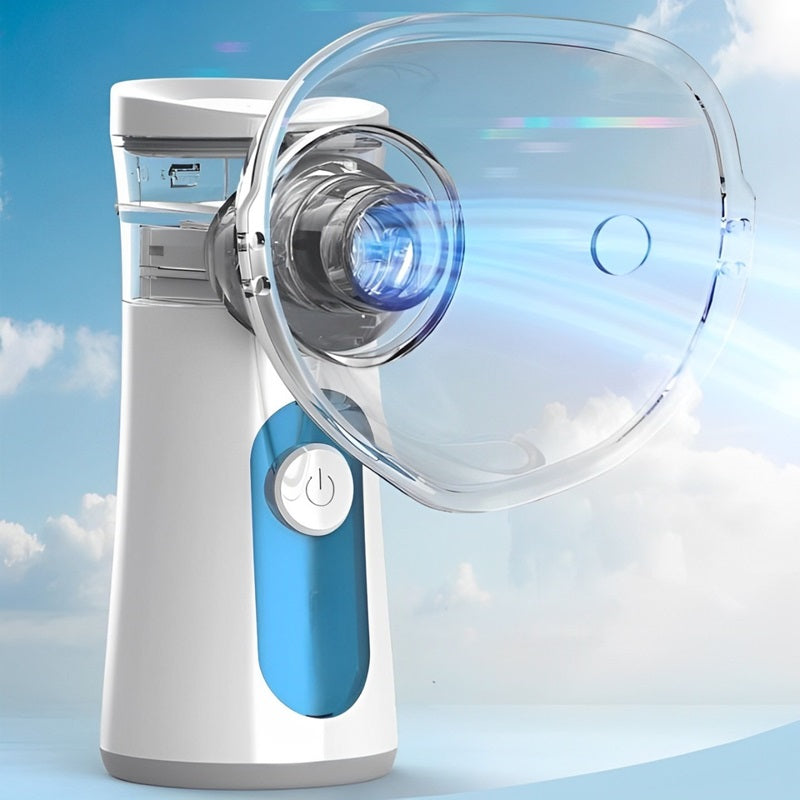 Tragbarer Vernebler für Kinder & Erwachsene – 2 Modi, selbstreinigend, USB- und Batteriebetrieb, leise & kompakt