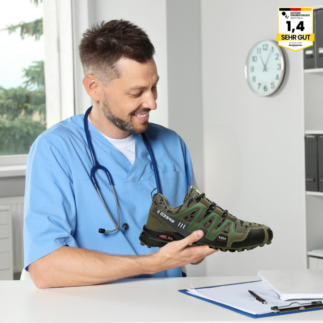 OrthoTrekking Max - Bequeme Orthopädische Wanderschuhe