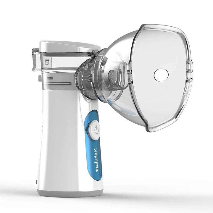 Tragbarer Ultraschallvernebler mit USB- und Batteriebetrieb, für Erwachsene und Kinder, inkl. Masken