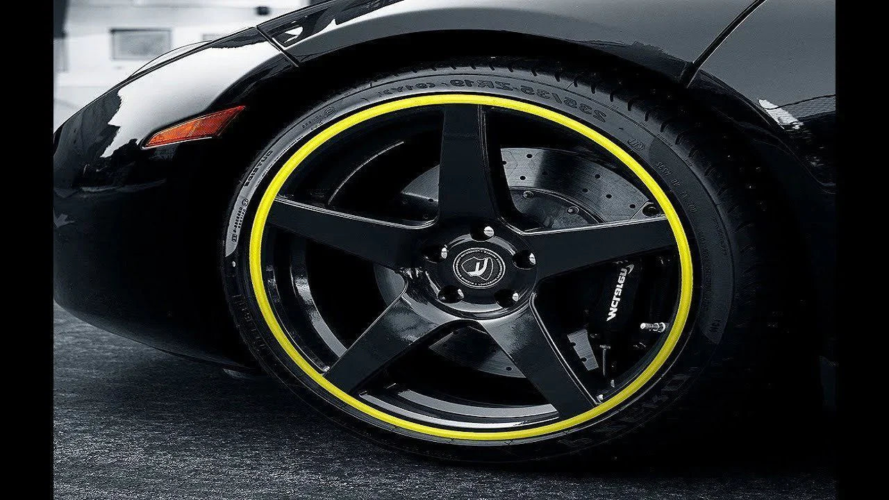 Radfelgen Schutz | Hohe Haftung, Einfache Installation & Bordsteinschaber Prävention für Auffällige Automobilfelgen