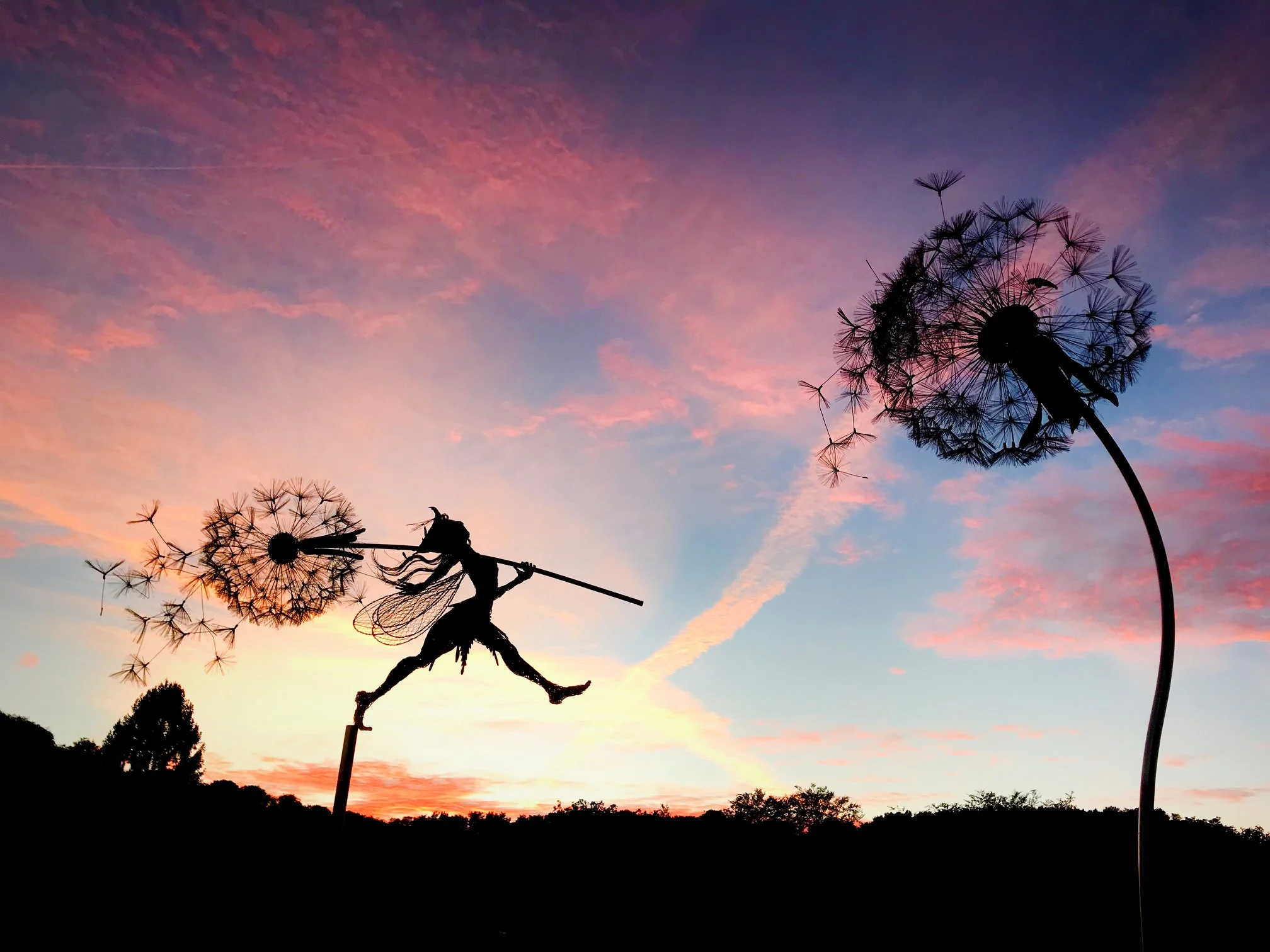 Perfekte Wunderland Garten Dekoration - Die frechen Geister tanzen