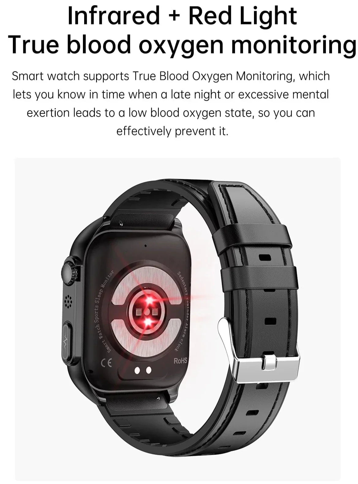 Vitality Smart Watch - Gesundheits- und Fitnesstracker All-In-One Überwachung wasserdicht