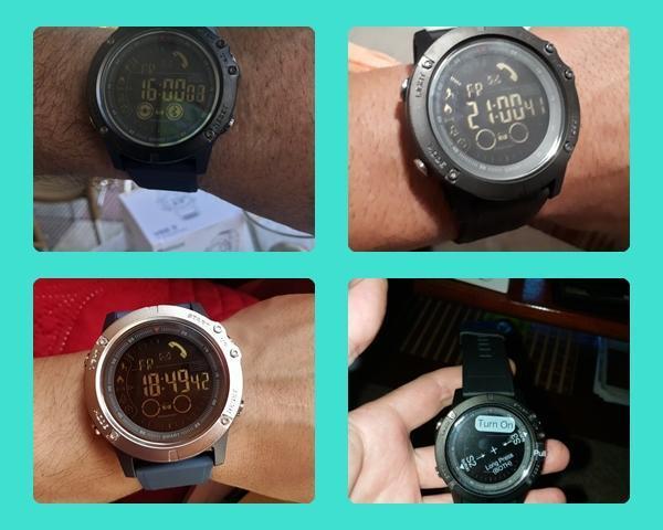 Wasserdichte Outdoor-Smartwatch IP67 – Fitness-Tracker mit Bluetooth, Schrittzähler & Kamera-Fernsteuerung