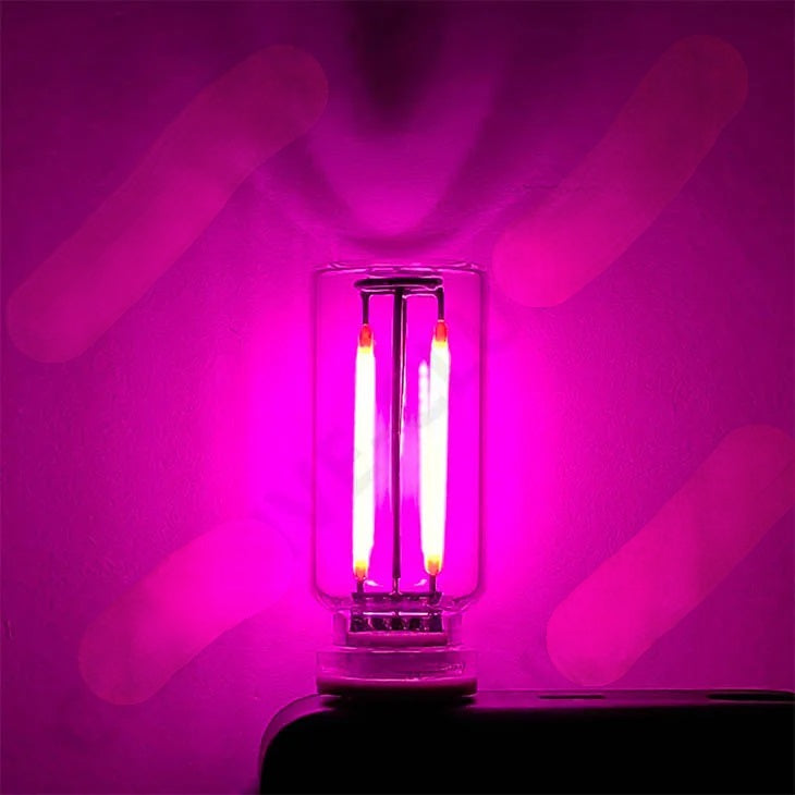 USB Touch-Control Glühlampe – Set von 2 5V Glühbirnen zum Erzeugen einer warmen und gemütlichen Atmosphäre mit stilvoller Filamentbeleuchtung
