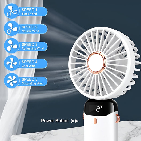 Wiederaufladbarer Handventilator