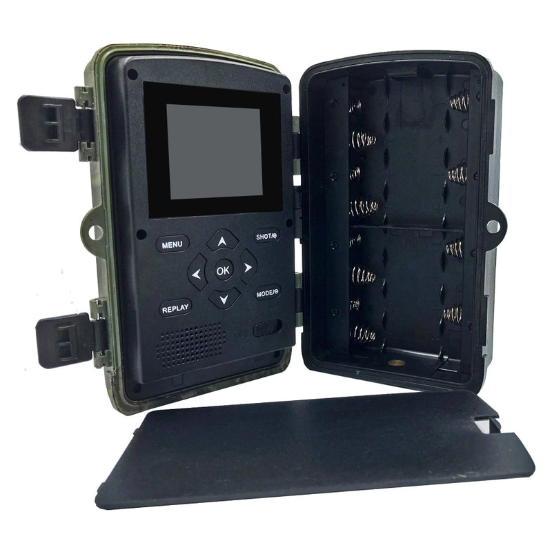 Coolife Wildcamera Fotofalle 21 MP 1080P HD – Außenkamera – Nachtsicht-Bewegungsmelder – IP67 wasser- und staubdicht – 3-Zonen-Infrarotsensor – 125° Weitwinkel – inklusive 32G-Speicherkarte