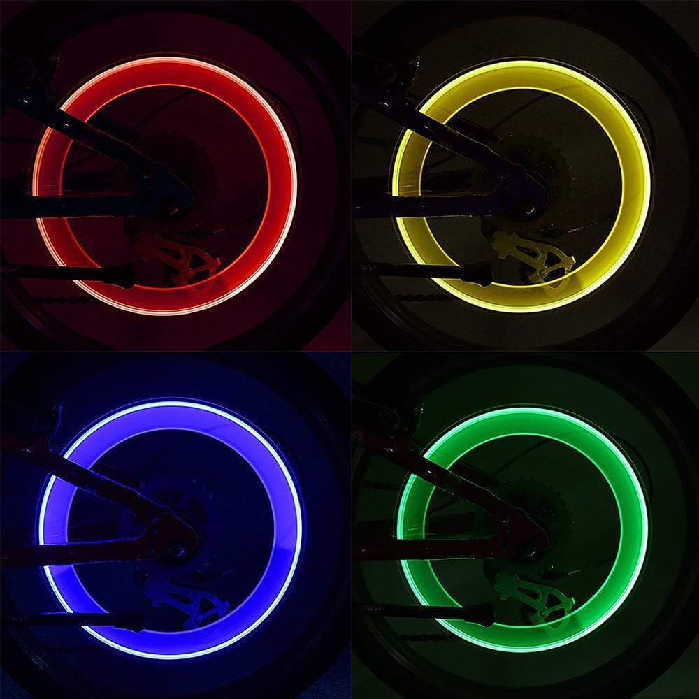 Bewegungsgesteuerte LED-Radlichter