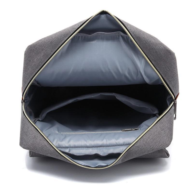 Vintage Laptop Rucksack mit USB – Schulrucksack für Uni, Reisen & Alltag, 15.6 Zoll