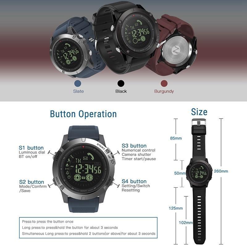 Tactical Smartwatch V3 – Robuste Outdoor-Uhr mit IP67 & 5 ATM Wasserschutz