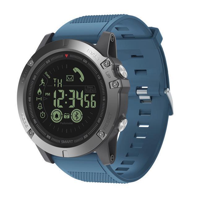 Wasserdichte Outdoor-Smartwatch IP67 – Fitness-Tracker mit Bluetooth, Schrittzähler & Kamera-Fernsteuerung
