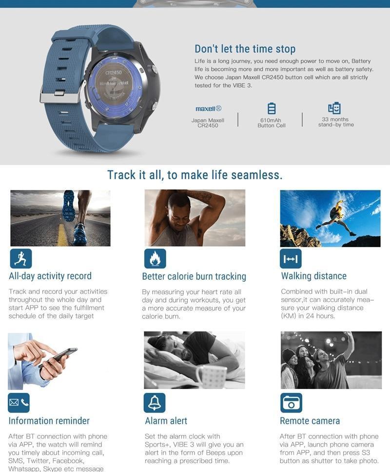 Wasserdichte Outdoor-Smartwatch IP67 – Fitness-Tracker mit Bluetooth, Schrittzähler & Kamera-Fernsteuerung