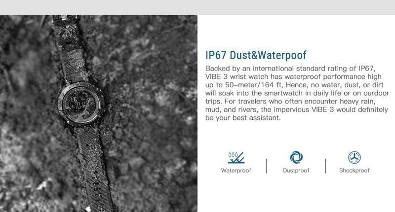 Wasserdichte Outdoor-Smartwatch IP67 – Fitness-Tracker mit Bluetooth, Schrittzähler & Kamera-Fernsteuerung