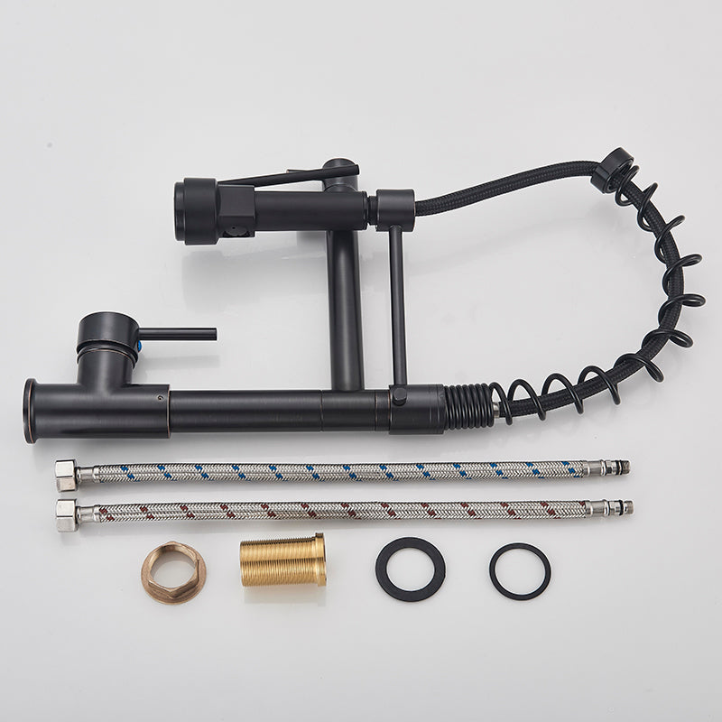 Ausziehbarer Küchenhahn mit LED-Licht