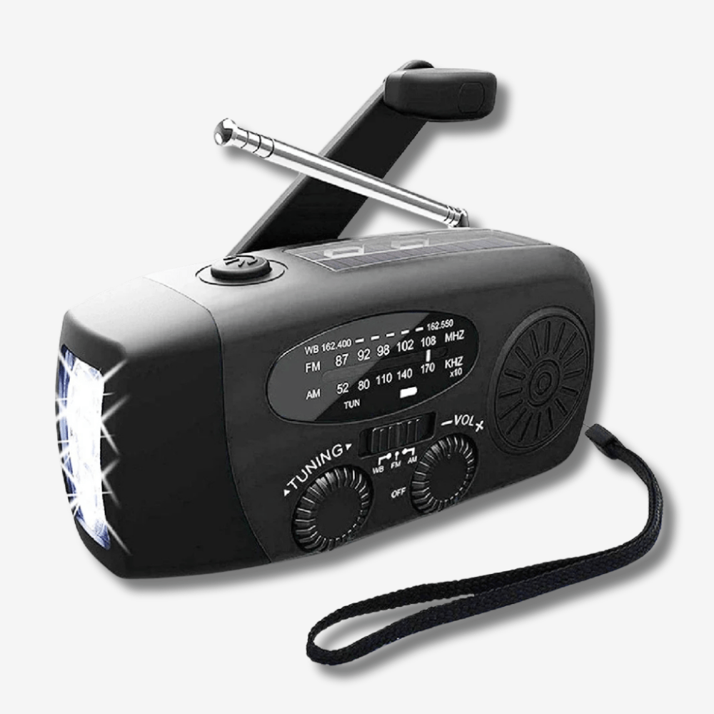 Multifunktionales Notfallradio - Kompakt & Innovativ