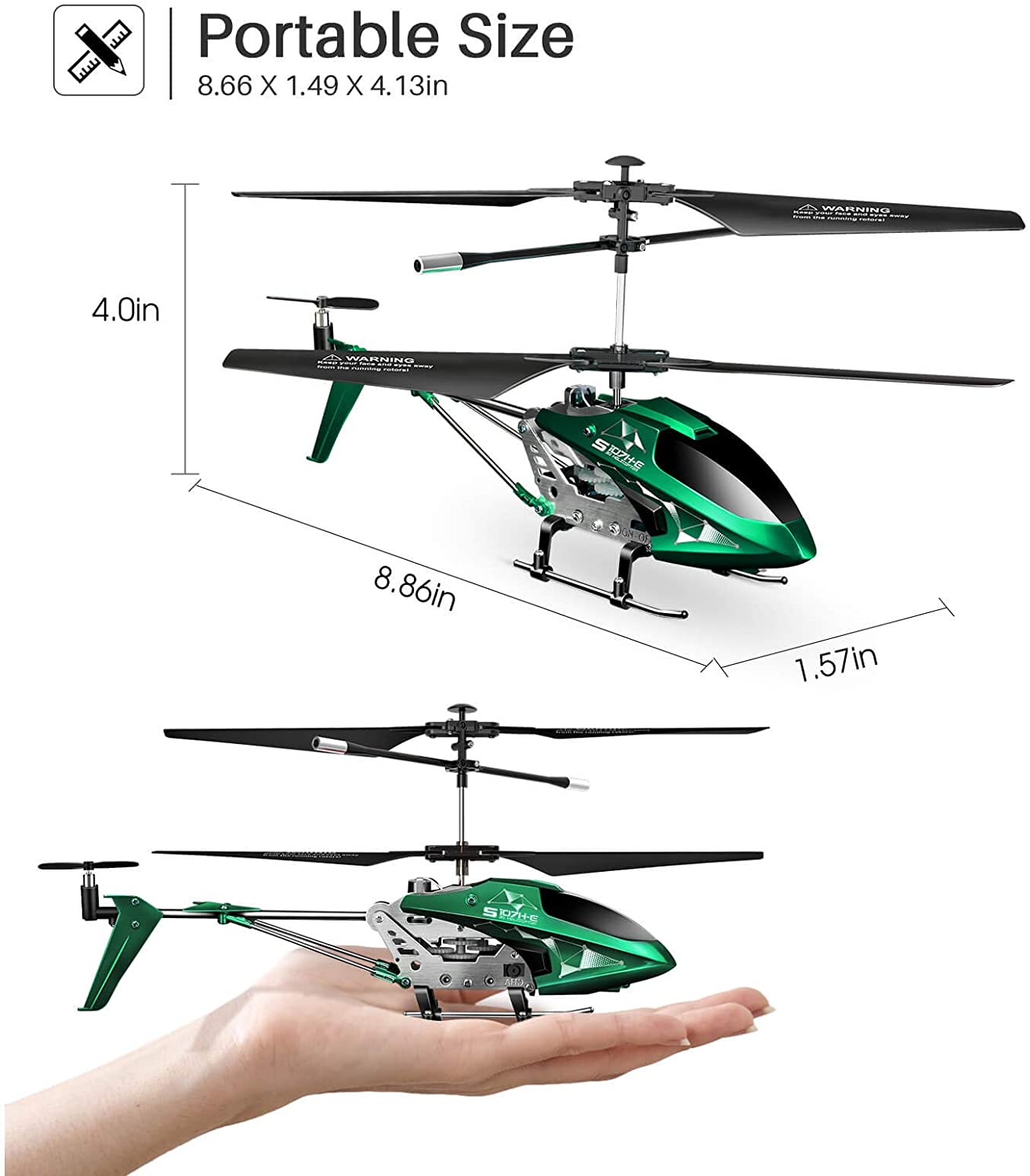 Hubschrauber  - Höhenhaltetechnologie | Kinderfreundlich