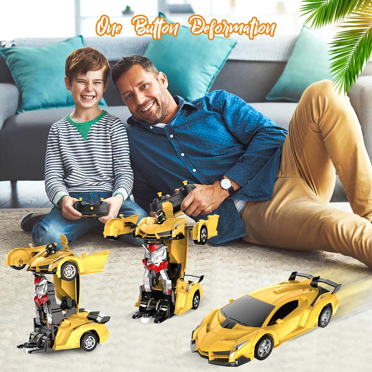 RC Transformationsauto - Roboter-Spielzeug 2.4GHz - Kinder