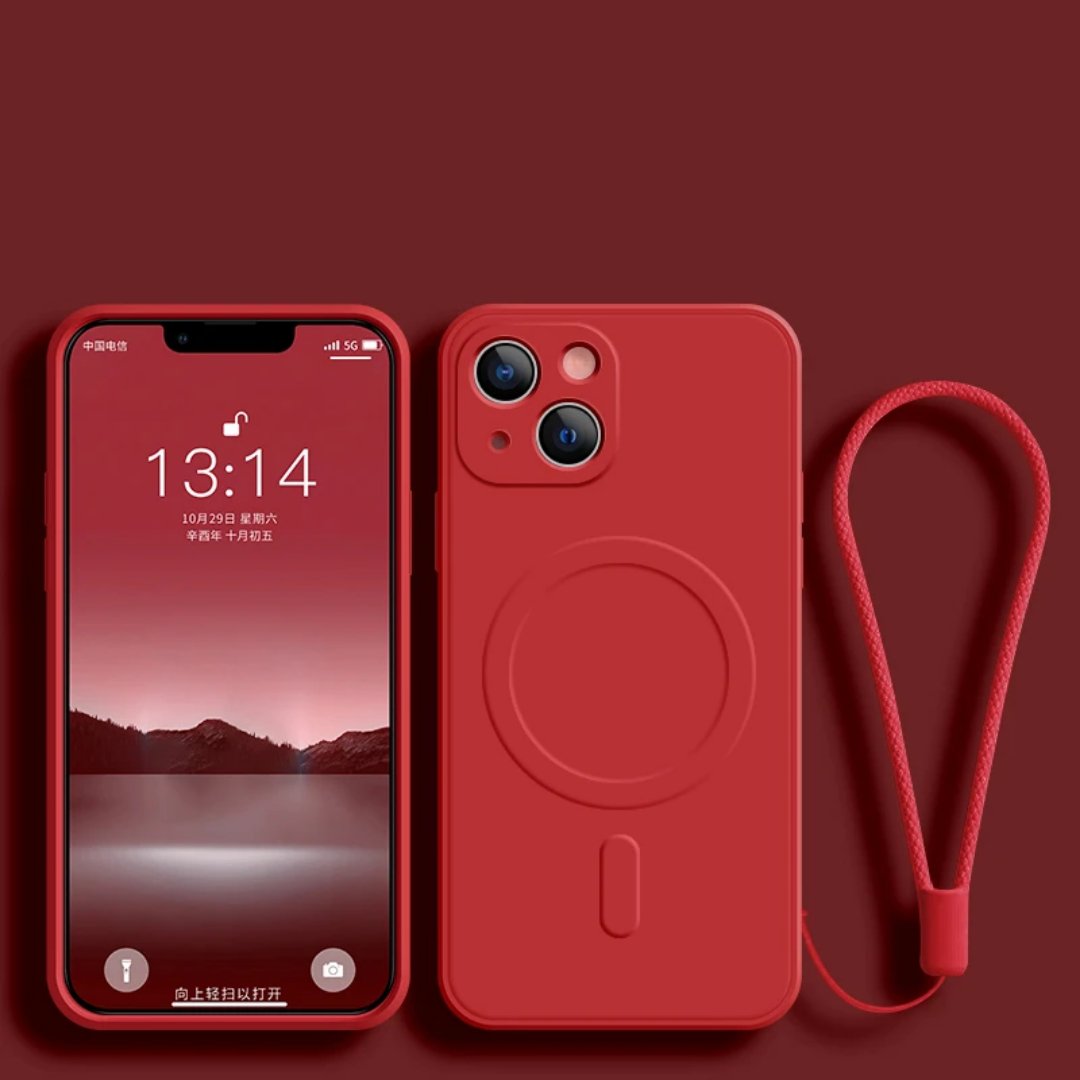Rotes MagSafe Strap Case
