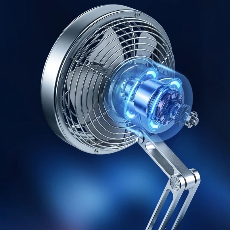 Höhenverstellbarer Standcompakter Turbo Mini Schreibtischventilator