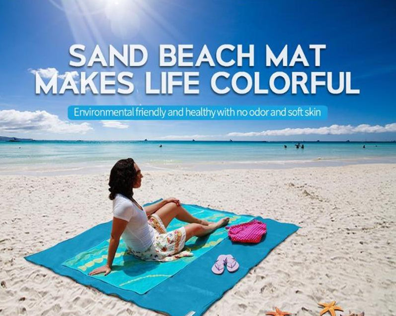 Sandfreies Strandtuch - 200x200 Strandartikel