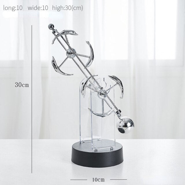 Rotierendes Perpetuum Mobile-Pendel - Dekoratives Ornament