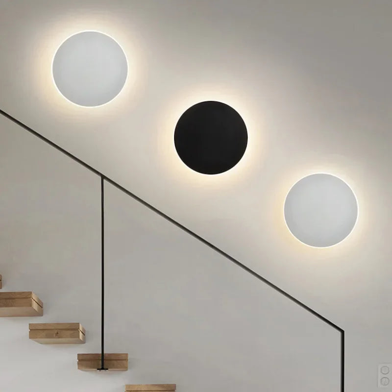 Runde LED-Wandleuchte - SleekeSphere | Modern & Eleganz