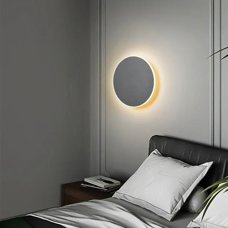 Runde LED-Wandleuchte - SleekeSphere | Modern & Eleganz