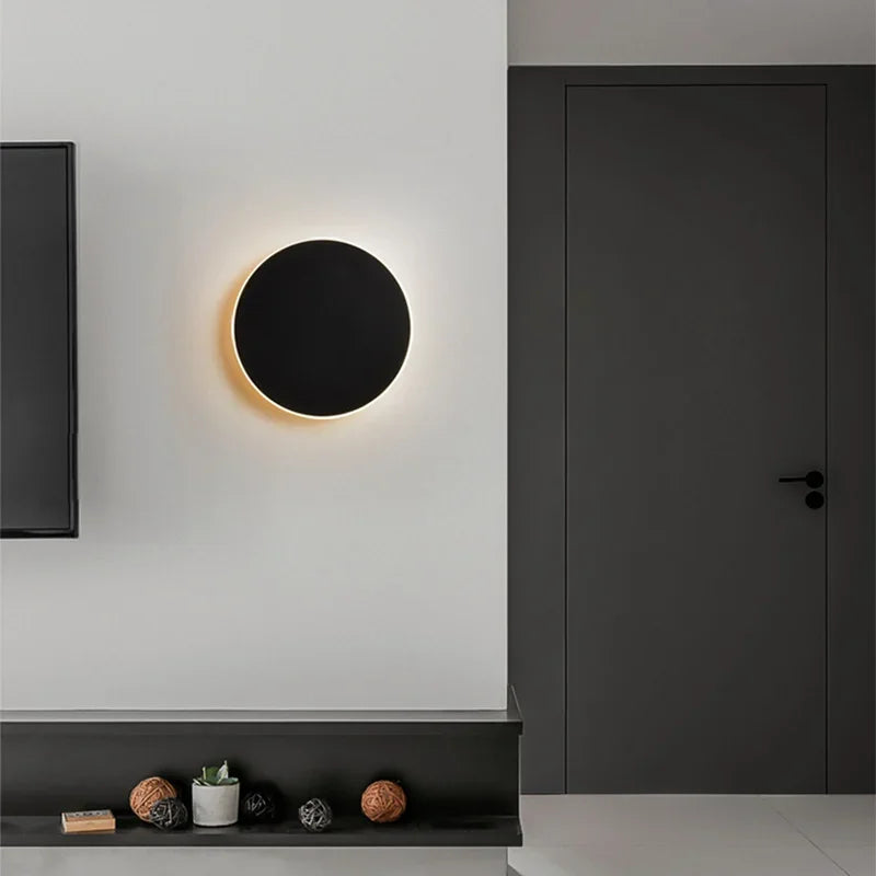 Runde LED-Wandleuchte - SleekeSphere | Modern & Eleganz