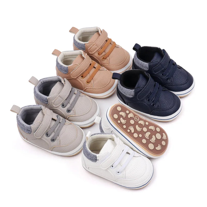 Rutschfeste Babyschuhe - Weiche Sohle & Klettverschluss