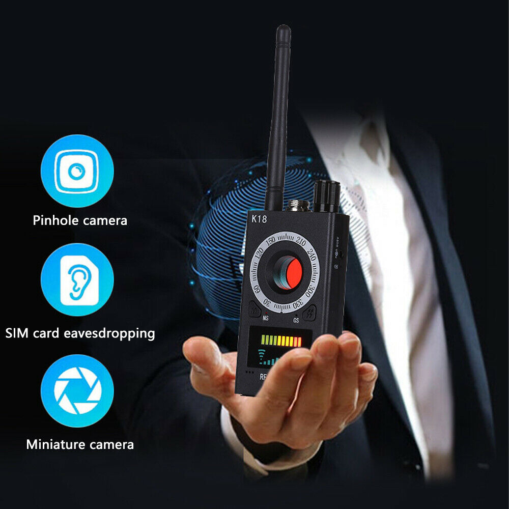 Versteckte Kamera Detektor, GPS Tracker, RF Signal & Wanze