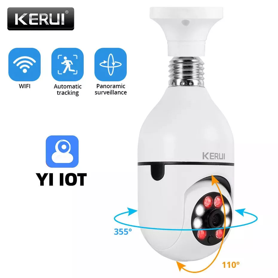 360° Smart Home LED Glühbirne Kamera
