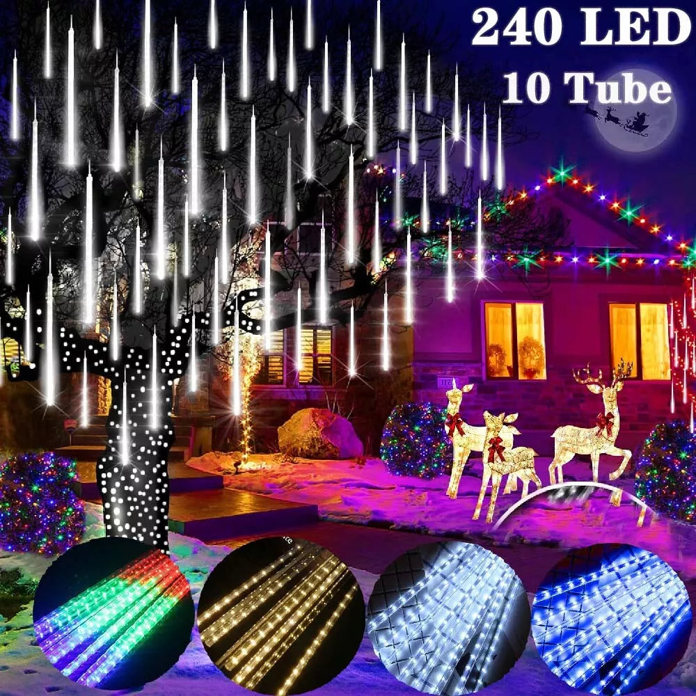 LED Meteor Shower Lichter