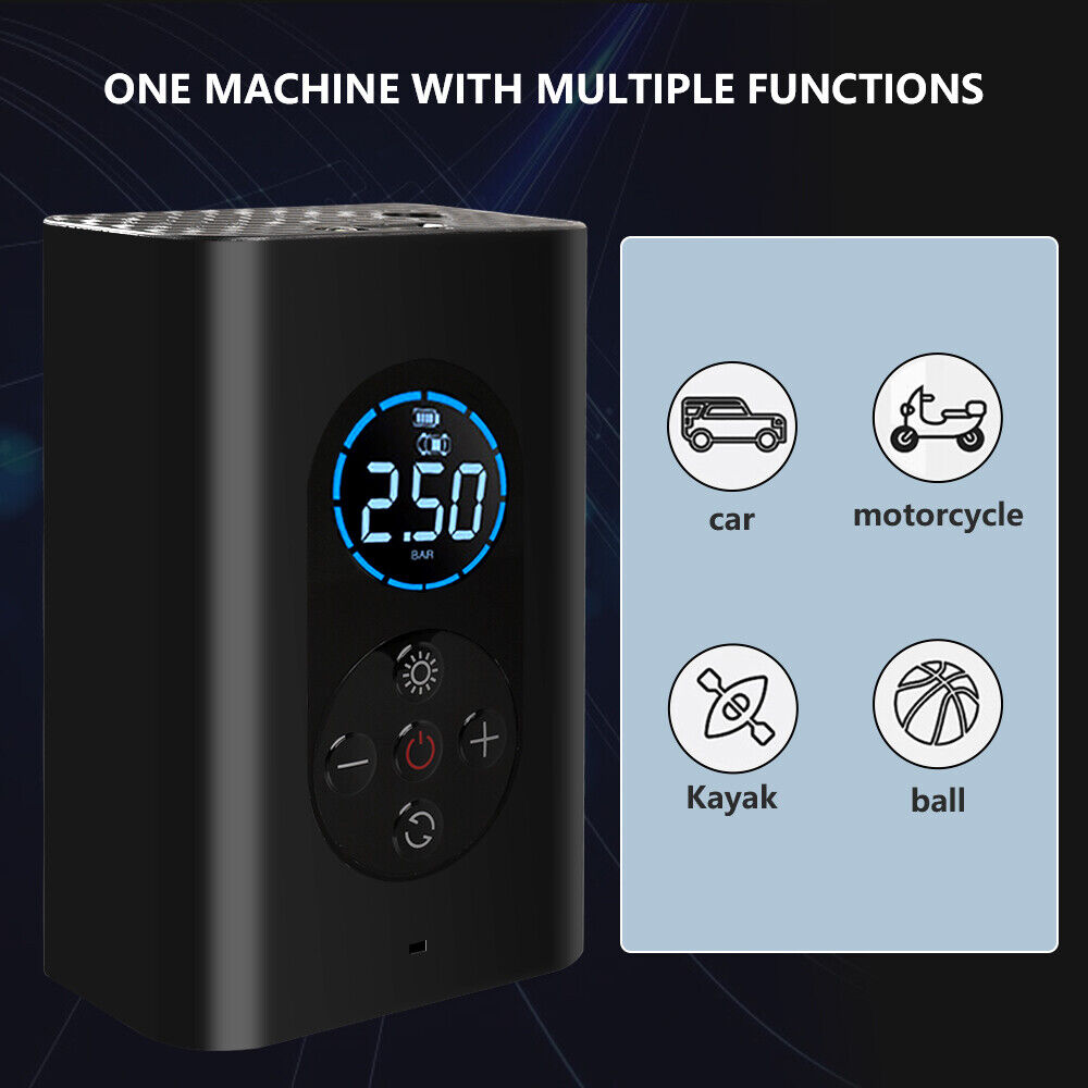 QuickAir: Tragbarer Elektrischer Reifenaufbläser