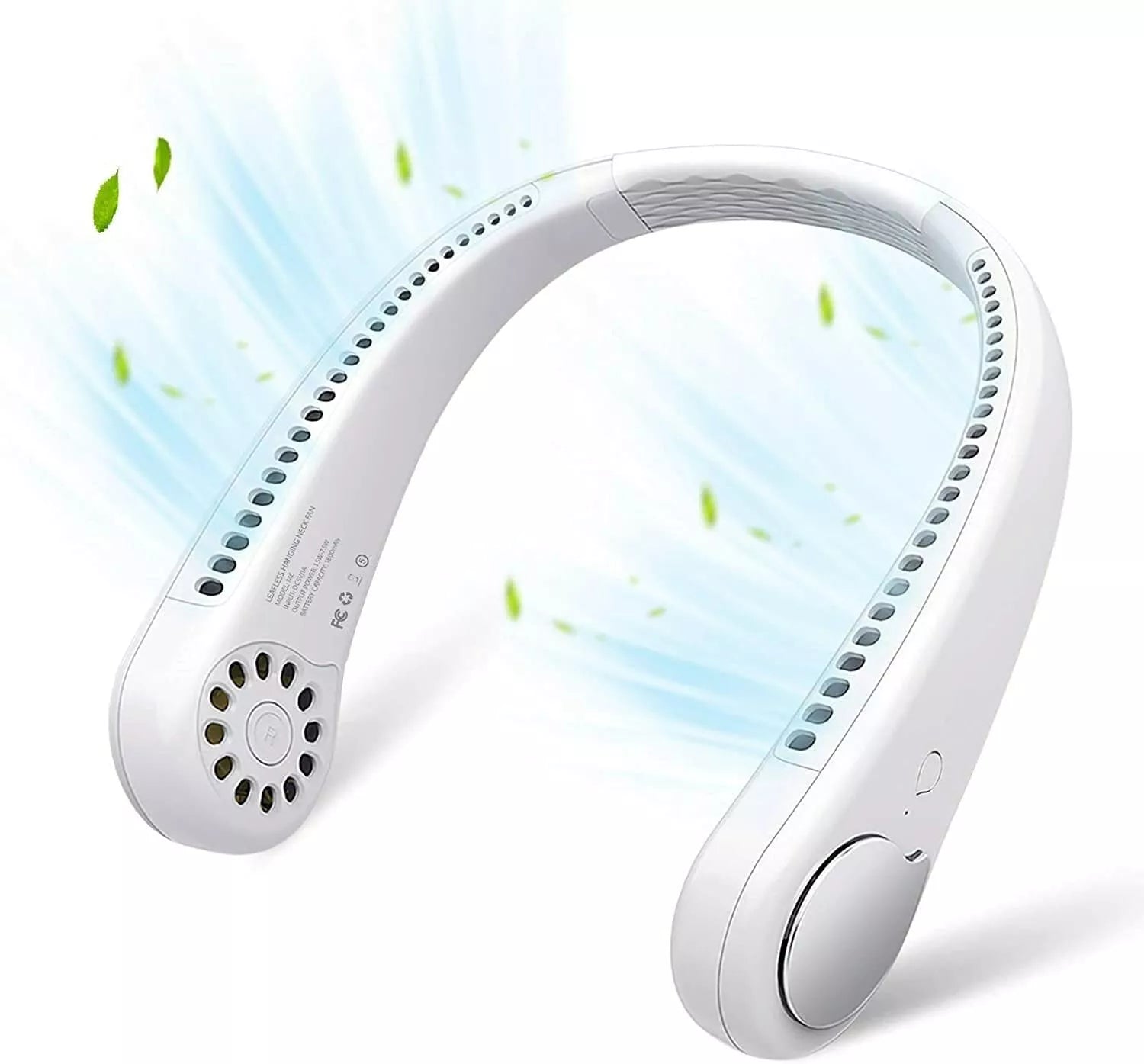 Tragbare Nackenventilatoren 360° Kühlender Nackenband Batteriebetiante Ventilatoren