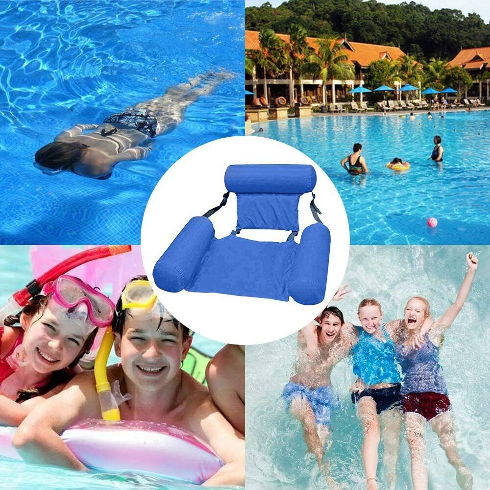 Faltbare aufblasbare Sitze Wasser schwimmender Stuhl für Swimmingpool Strand
