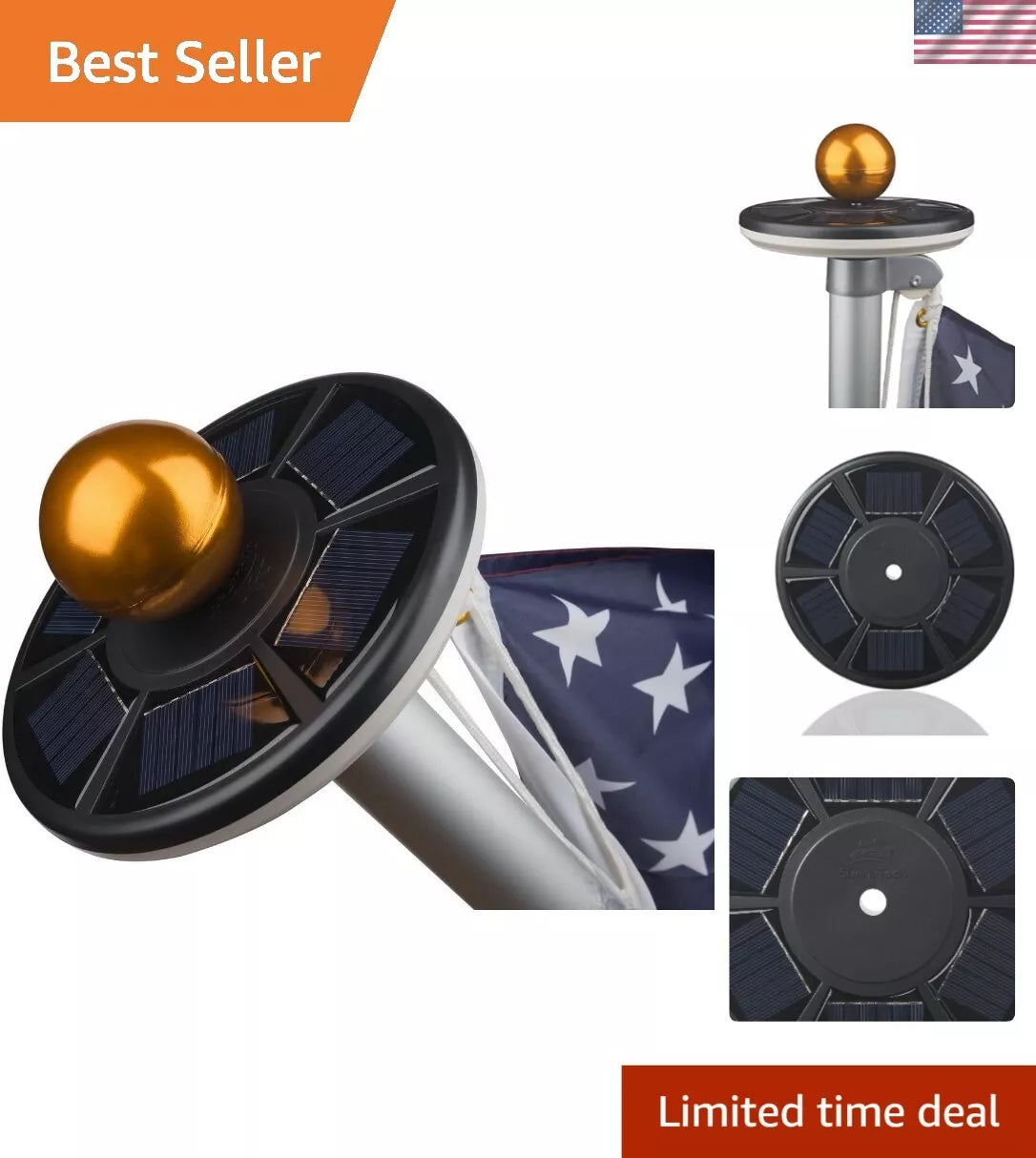 Solar Top Disk Flag Licht