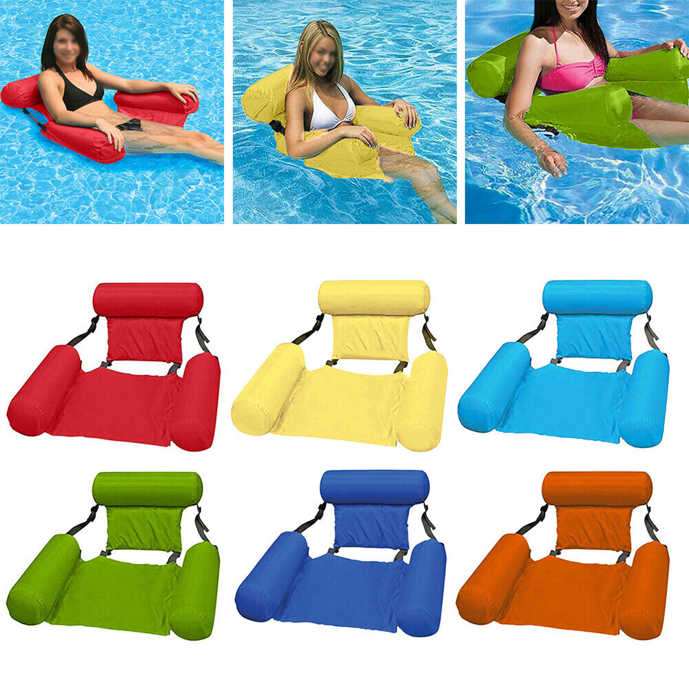 Faltbare aufblasbare Sitze Wasser schwimmender Stuhl für Swimmingpool Strand